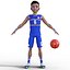 3D-Basketball-Spieler