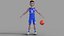 3D-Basketball-Spieler