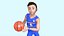 3D-Basketball-Spieler