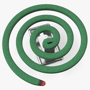 Mosquito Coil Spiral Green Burning