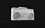 radio 3d model