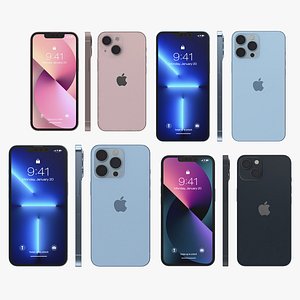 3D model Apple iPhone 13 Collection