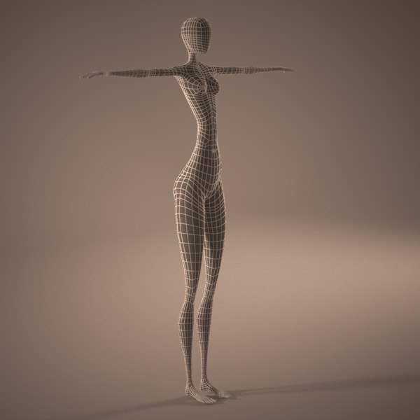 female character 3d max