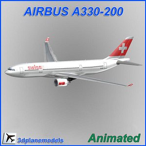 airbus a330-200 3d model