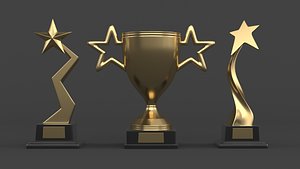 Trophy Cups 3D model