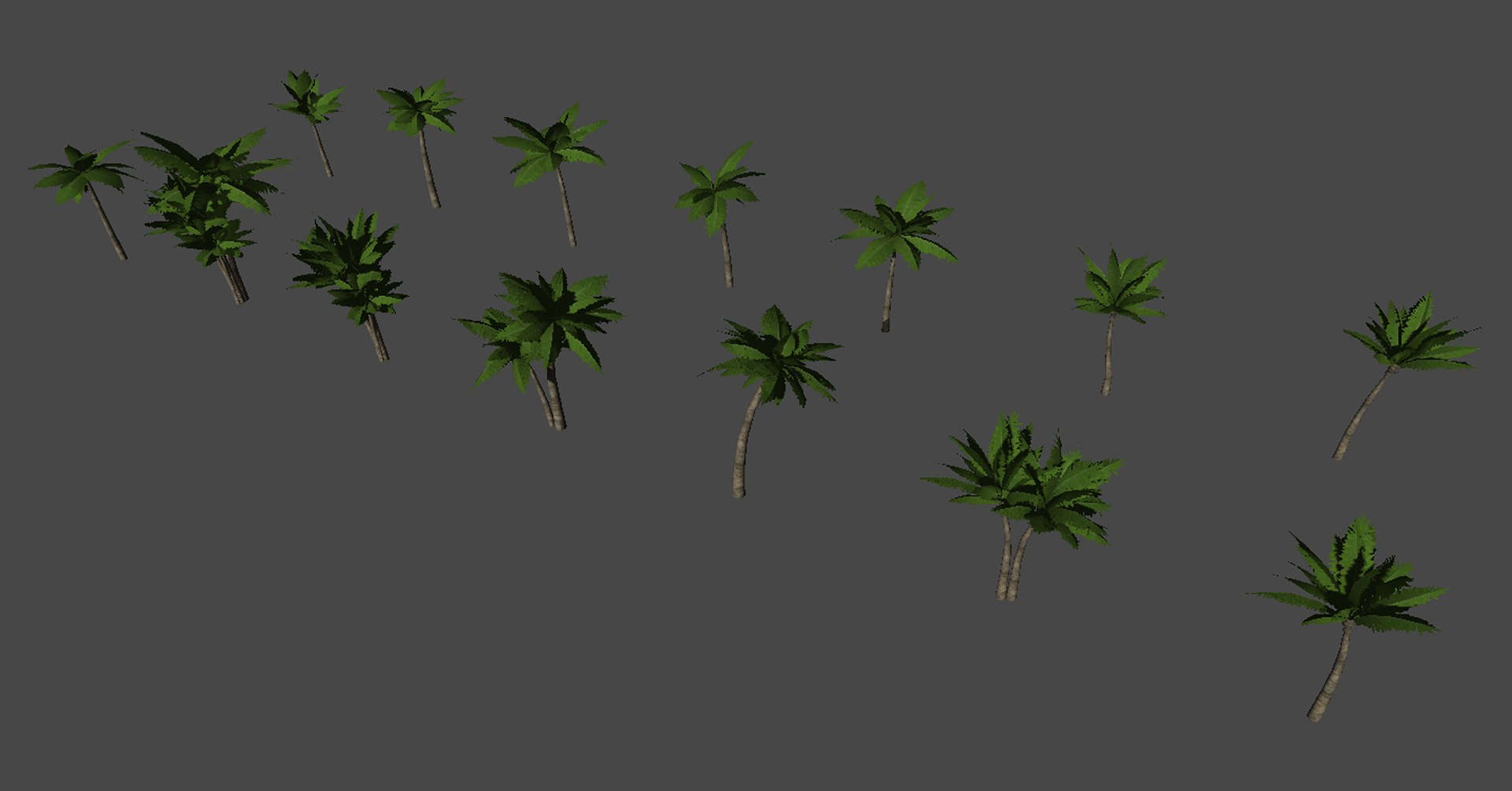 3D palm trees - TurboSquid 1623789