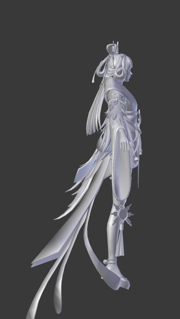 3D Female Character High Poly Model - TurboSquid 2300972