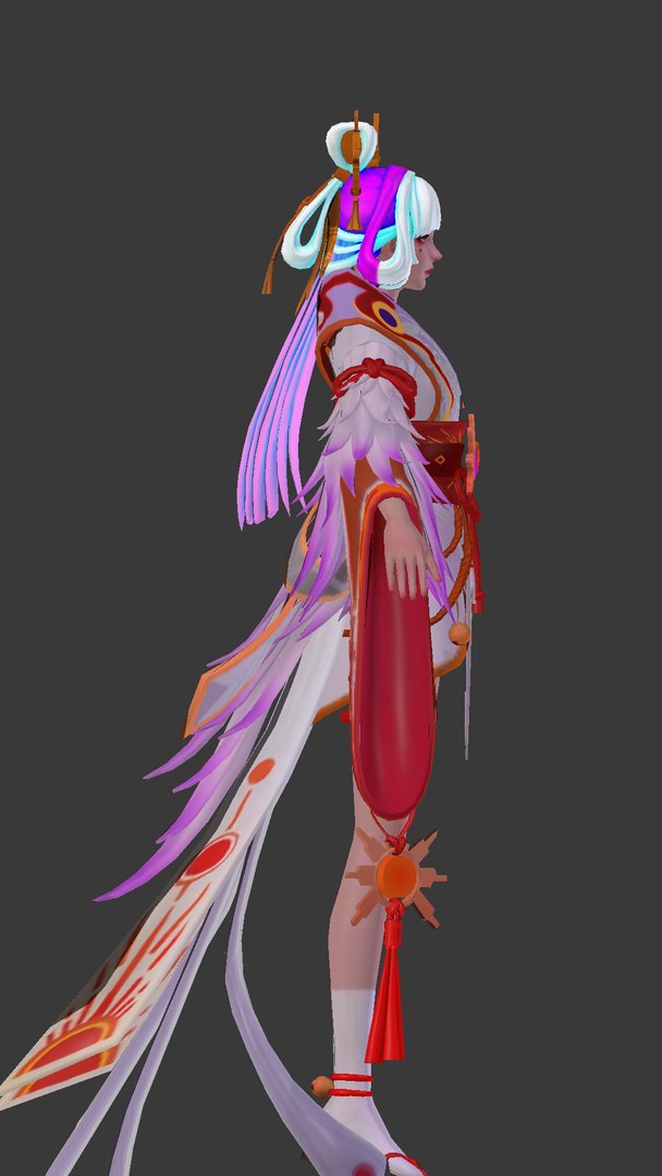 3D Female Character High Poly Model - TurboSquid 2300972
