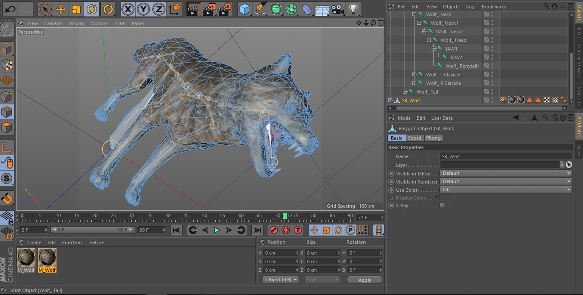 3D Model Wolf Rig - TurboSquid 1386562