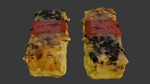 3D Candy Snack Bar Scan
