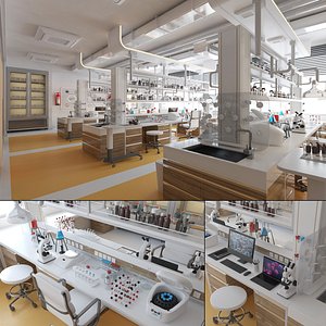 Medical Laboratory Interior