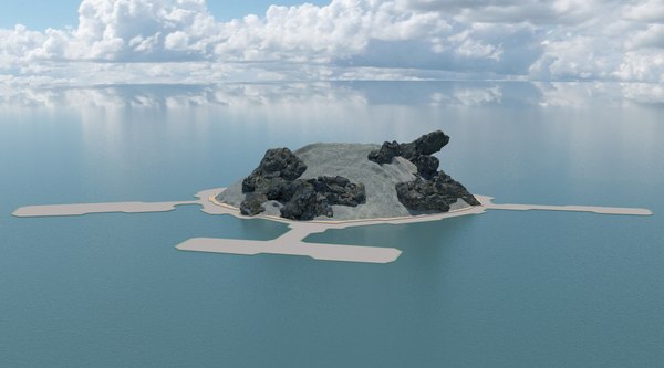 modelo 3d Isla Pyramidia - TurboSquid 2156577