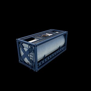 3D model Liquid Tank 3D model