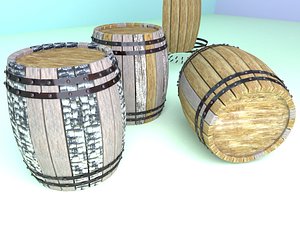 wooden barrel