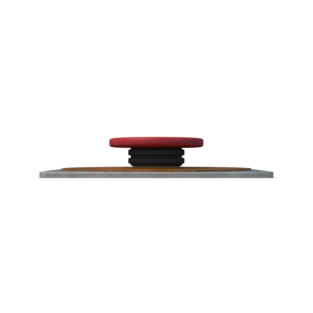 Stop Button 3d Model