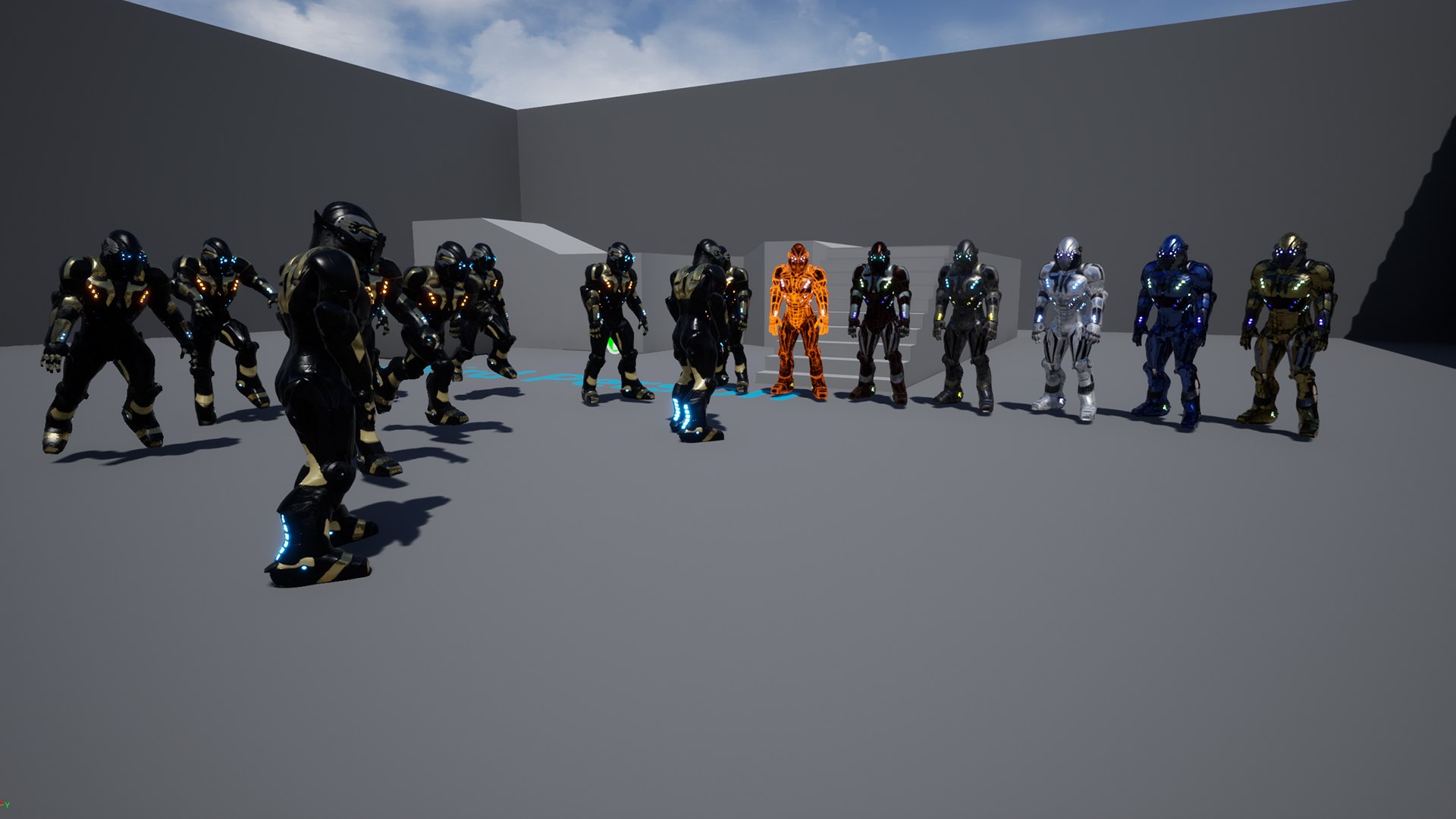3D Sci- Fi Robot Character Model UNREAL ENGINE Model - TurboSquid 1802140