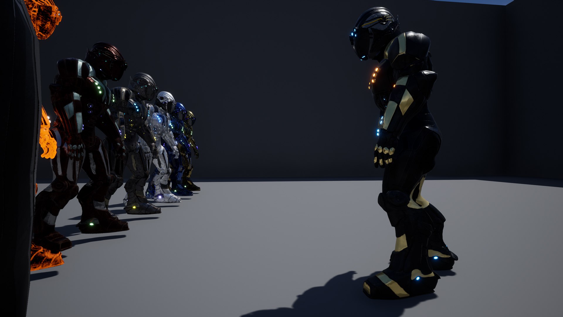 3D Sci- fi Robot Character Model UNREAL ENGINE model - TurboSquid 1802140