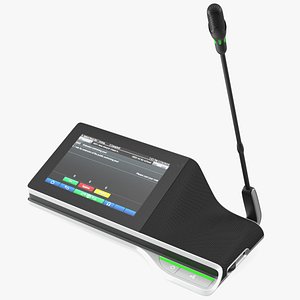 3D Conference Multimedia Device with Stem Microphone