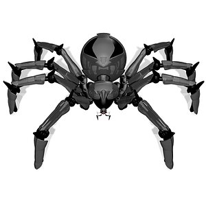 robot spider c4d