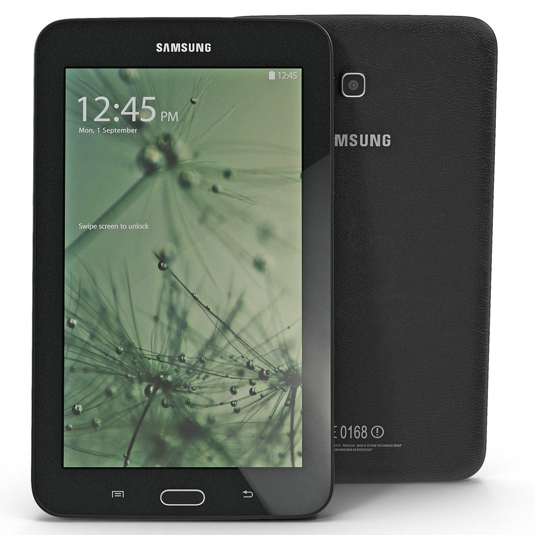 三星galaxytab3lite70黑色3d模型3d模型
