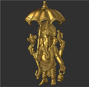 God Ganesha 3D model