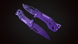 3D model Knife 1 H