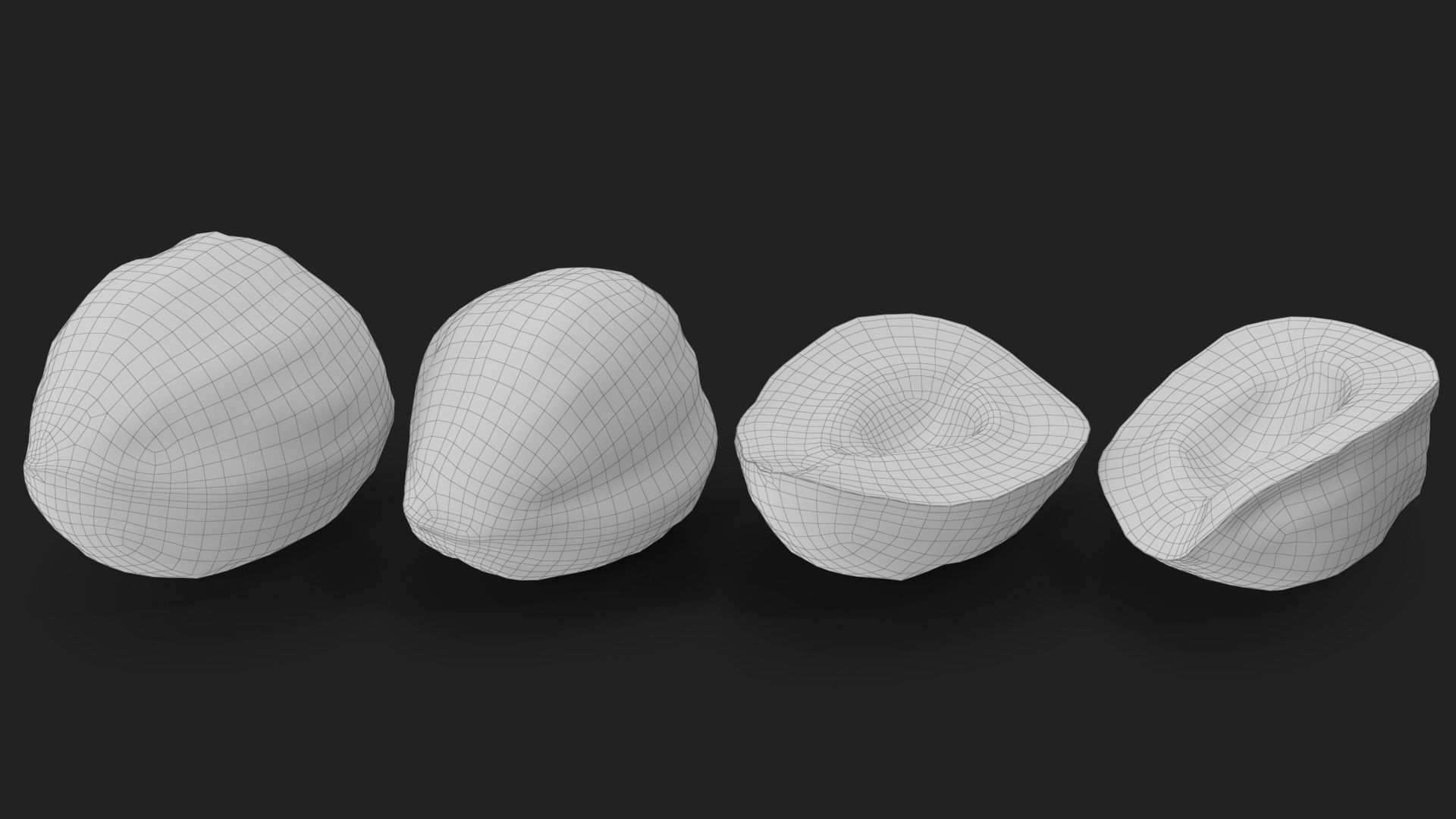 3D Hazelnuts https://p.turbosquid.com/ts-thumb/Zd/6pTv0O/Tz/wireframe_03/jpg/1643387594/1920x1080/fit_q87/eab73690af9e3fe1bbadc212fbcc22b9fadbbaff/wireframe_03.jpg
