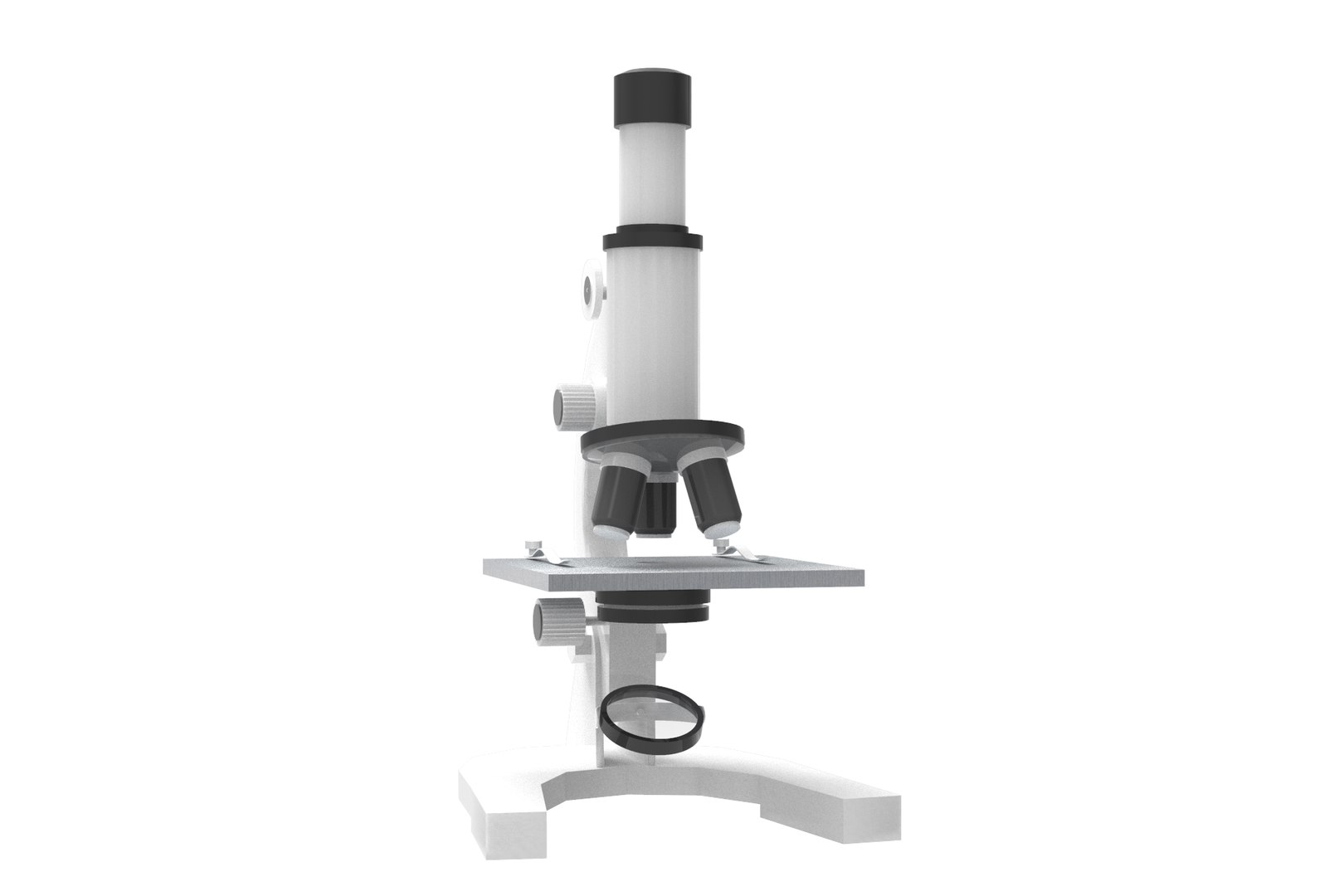 Microscope 3D Model - TurboSquid 2139820