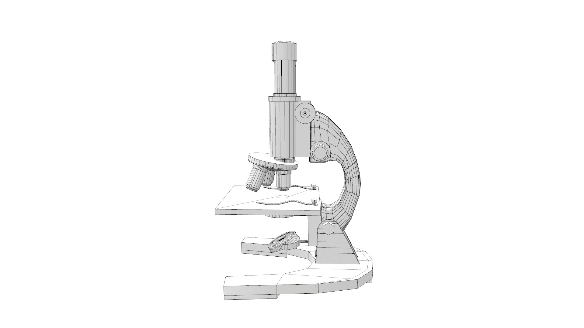 Microscope 3D Model - TurboSquid 2139820