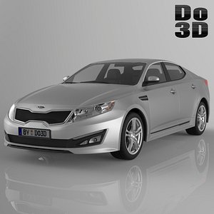 kia optima 2013 3d model