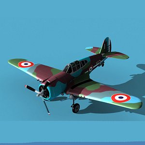 3D Curtiss H-75C Mohawk V11 France