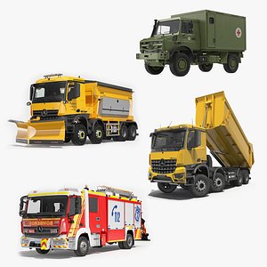 Mercedes Benz Trucks Rigged Collection