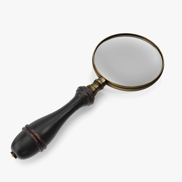 3D Antique Magnifying Glass model - TurboSquid 1810642