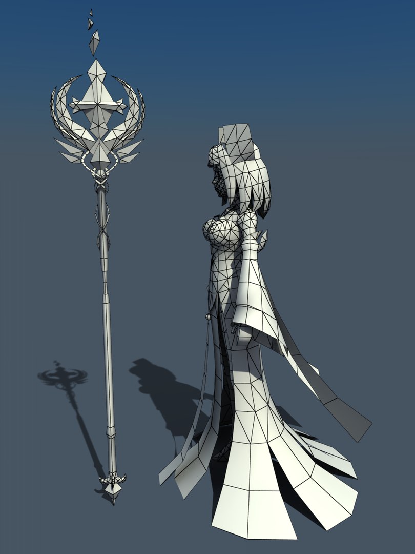 Female Magician Model - TurboSquid 1164521
