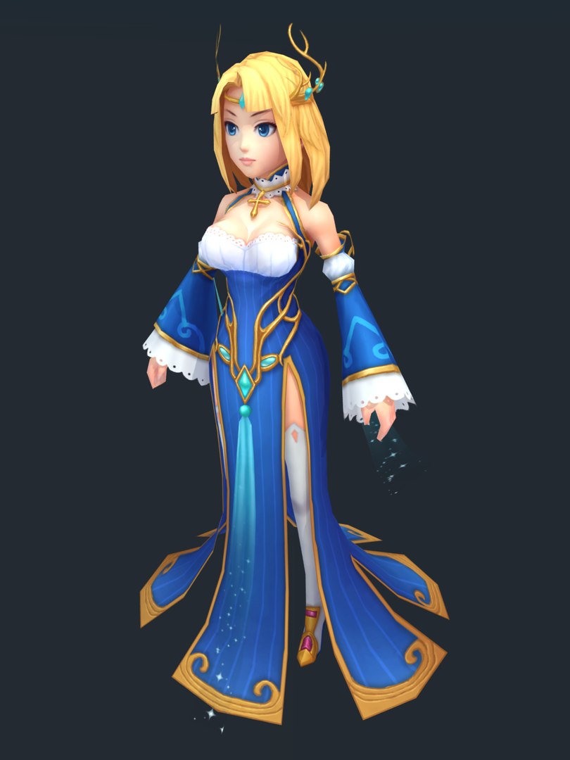 Female Magician Model - TurboSquid 1164521