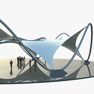 Futuristic Tensile Pavilion 5