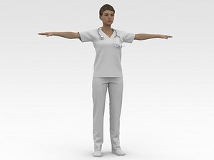 Nurse 01 3D model