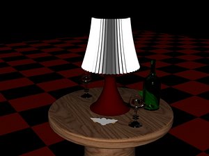 table lamp 3d model