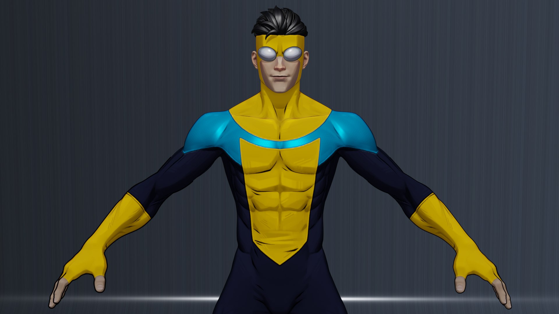 Invincible low-poly 3D model https://p.turbosquid.com/ts-thumb/Zd/TF8mpH/Y2/60001/png/1786530362/1920x1080/fit_q87/7c1aa1cc312ddd0a8b8159264ddd053f6b5378f9/60001.jpg