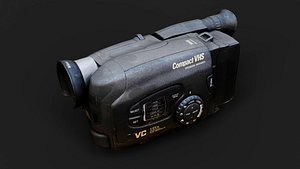 VHS camera recorder 80s model PBR photogrammetry 3D