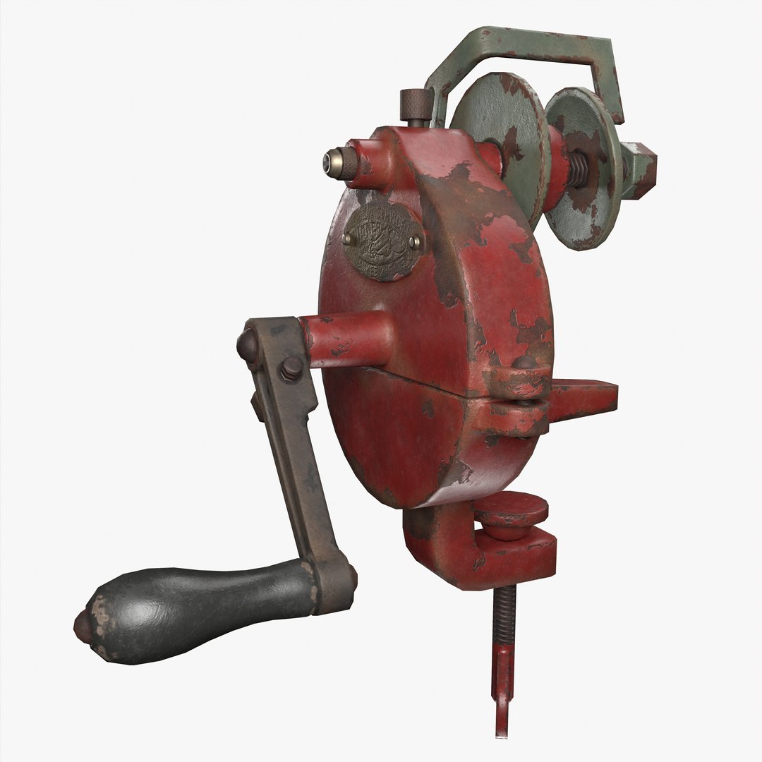 3D Hand crank bench grinder https://p.turbosquid.com/ts-thumb/Zd/U6INVF/Hb/9_1/jpg/1731434603/1920x1080/fit_q87/3fda1e435c0ae55d924b866009cff5e39b523360/9_1.jpg