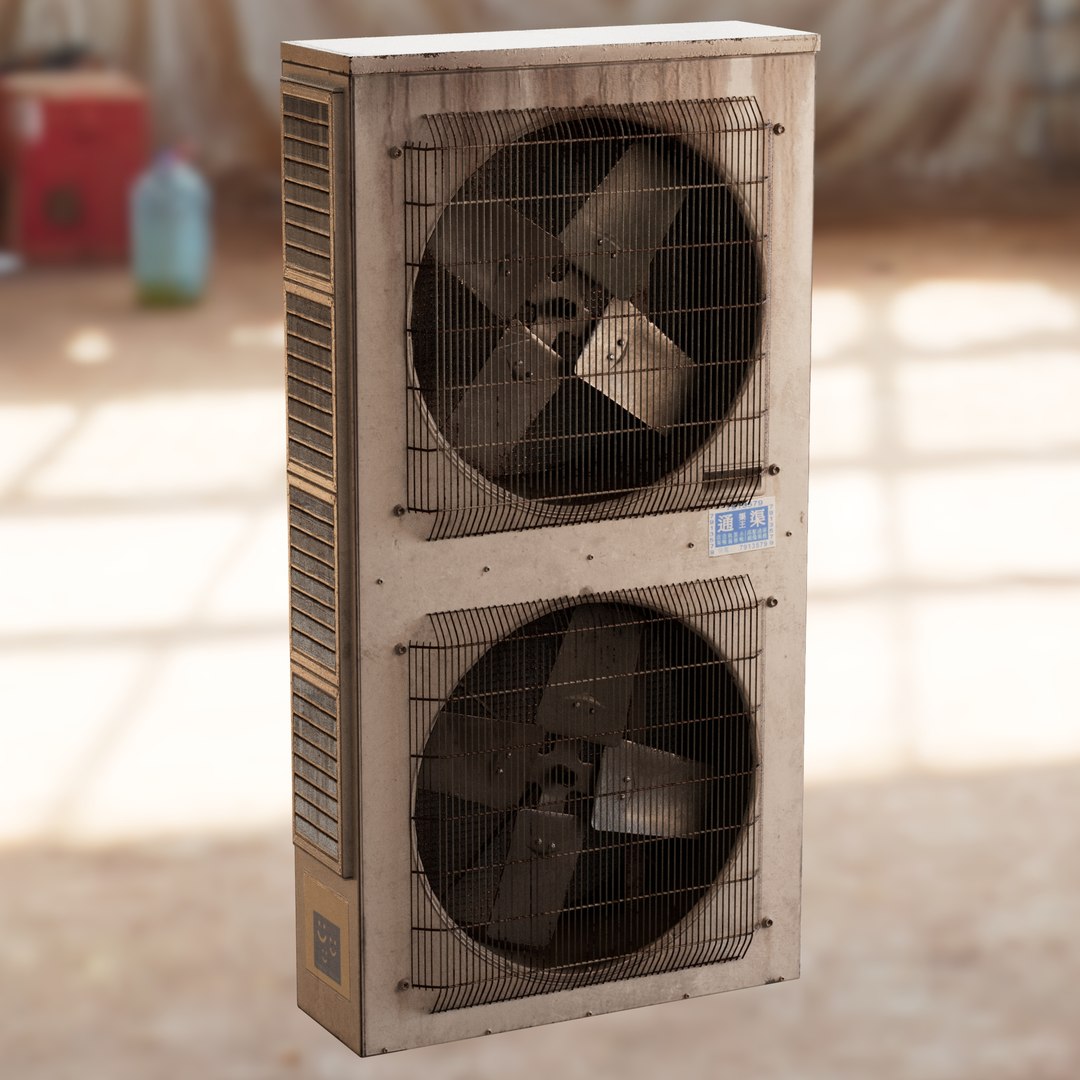 Air Conditioner Condenser Old Modelo 3D TurboSquid 2021830