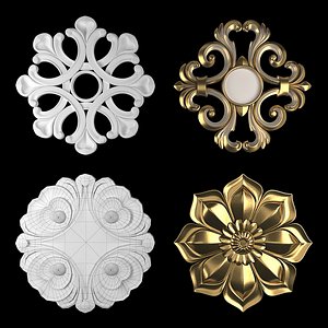 Rosettes 16 3D model