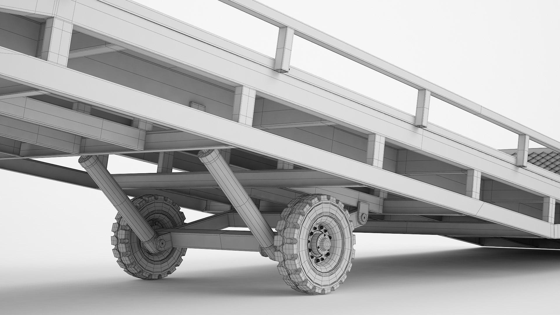 Trailer Loading Dock Forklift Ramp 02 3D Model - TurboSquid 2259314