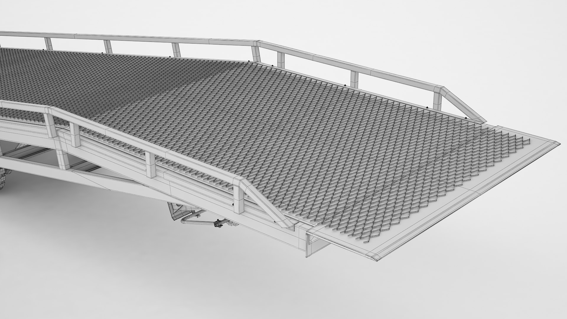 Trailer Loading Dock Forklift Ramp 02 3D Model - TurboSquid 2259314