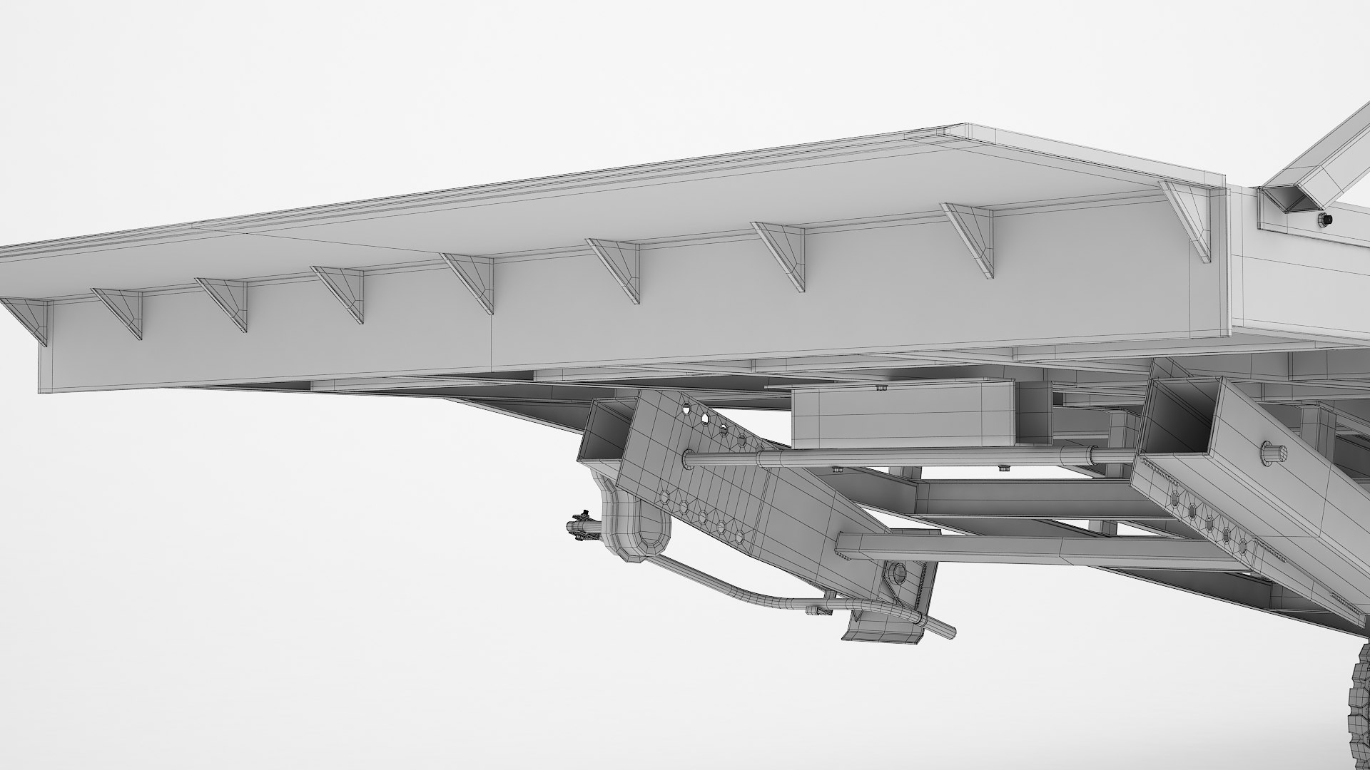Trailer Loading Dock Forklift Ramp 02 3D Model - TurboSquid 2259314
