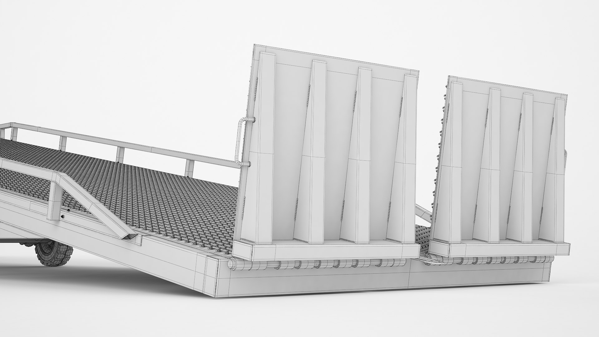 Trailer Loading Dock Forklift Ramp 02 3D Model - TurboSquid 2259314