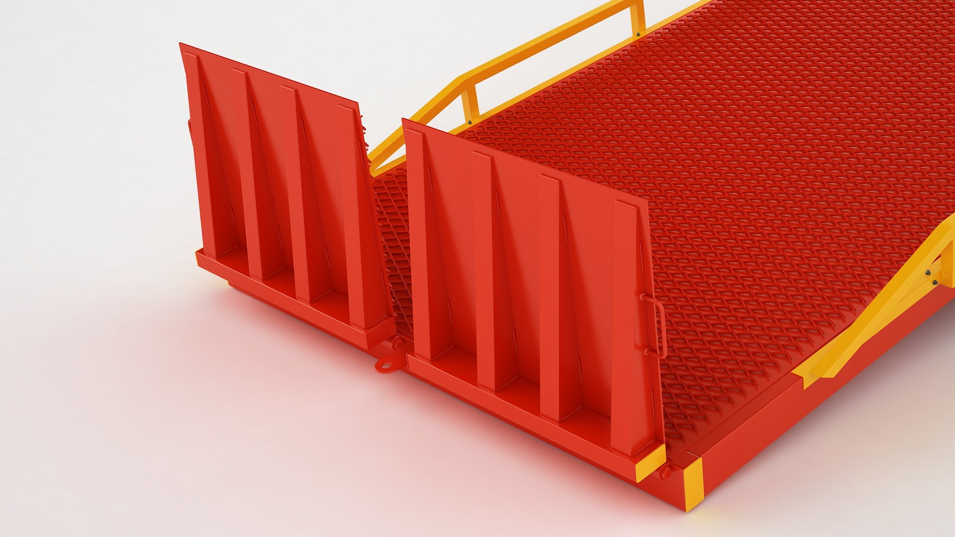 Trailer Loading Dock Forklift Ramp 02 3D Model - TurboSquid 2259314