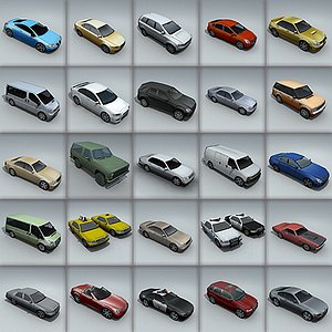 25 - City cars models - max7 gmax 3ds