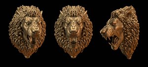 lion head obj